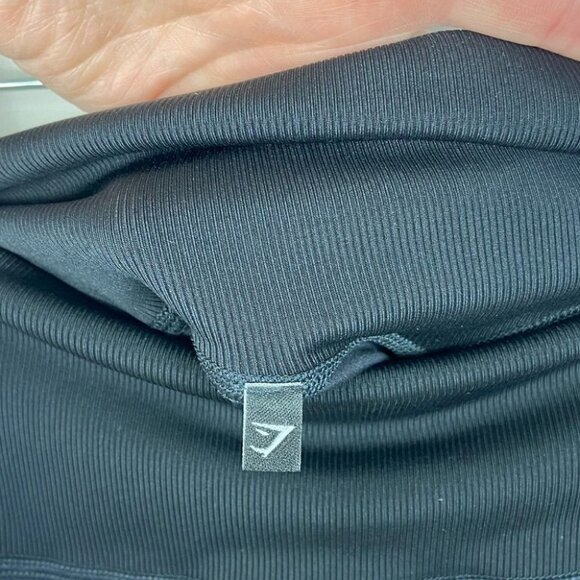 Whitney Simmons Gymshark Ribbed High Waist Leggings Black Size XS Yoga‎ Fitness - Picture 7 of 12